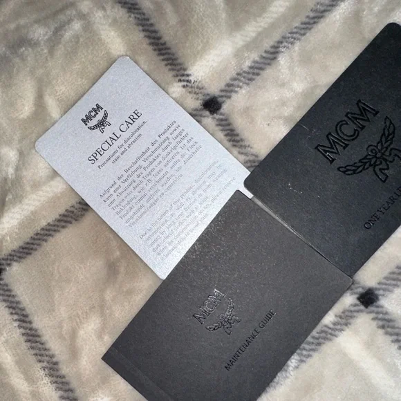 MCM brown and gold backpack. - Picture 9 of 9